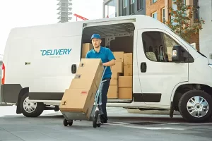 delivery courier van