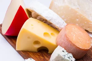 range of cheeses for exports